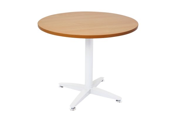 Rapid Star 4 Round Meeting Table 900 Chrome - Check Stock Rapid Star 4 Round Meeting Table 900 Chrome - Check Stock