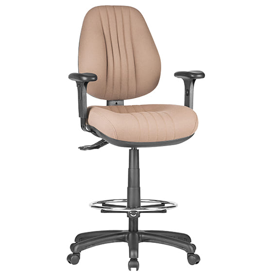 Safari Upholstered Drafting Chair - 2 Options