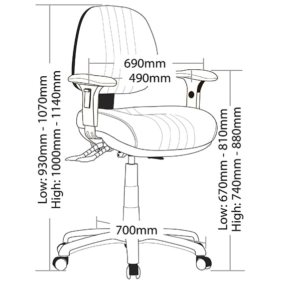 Safari Upholstered Task Chair - 2 Options Safari Upholstered Task Chair - 2 Options