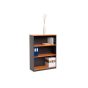 Medium Open Bookcase 1200H BEECH - And 5 Colours