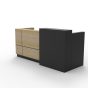 Sempre Reception Counter - Black 2400