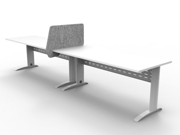 Eco 27mm Angled Slip on Desk Screen 