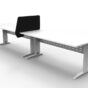 Eco 27mm Angled Slip on Desk Screen 