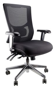 Seville Mesh Back Task Chair - Chrome Frame