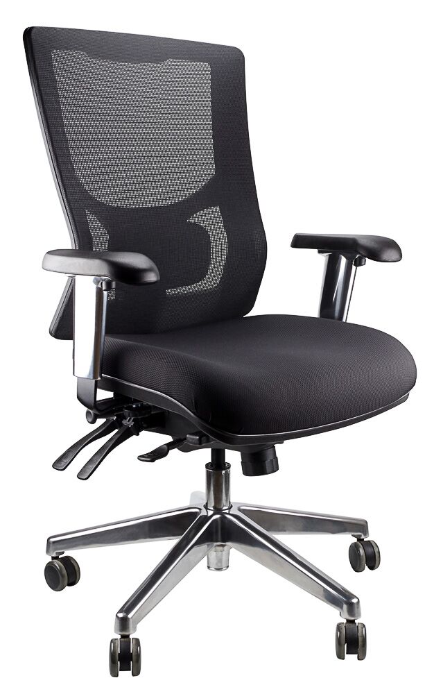 Seville Mesh Back Task Chair - Chrome Frame