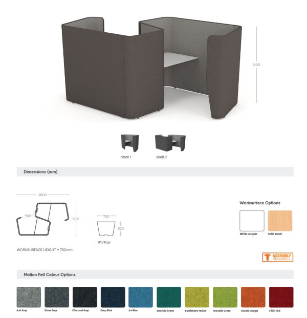 Motion Shell 2 Work Pod