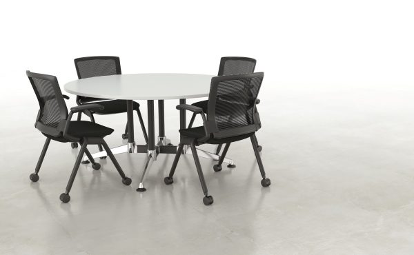 Modulus 4 Posts Round Meeting Table 1400 Modulus 4 Posts Round Meeting Table 1400