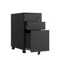 Max Slim Metal Mobile Pedestal 3 Drawers - 2 Colours