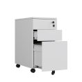 Max Slim Metal Mobile Pedestal 3 Drawers - 2 Colours