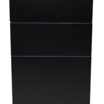 Steelco Slimline Metal Mobile Pedestal 3 Drawers - 3 Colours