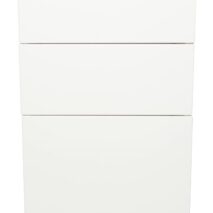 Steelco Slimline Metal Mobile Pedestal 3 Drawers - 3 Colours