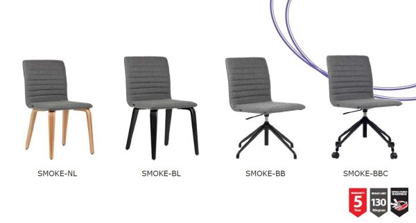 Smoke Meeting Chair - Pivot or Castor Frame Smoke Meeting Chair - Pivot or Castor Frame