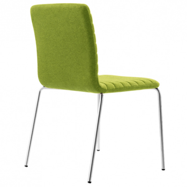 Smoke Upholstered Breakout Chair - Steel Frame Smoke Upholstered Breakout Chair - Steel Frame