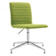 Smoke Upholstered Breakout Chair - Steel Frame