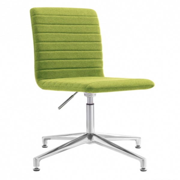 Smoke Upholstered Breakout Chair - Steel Frame Smoke Upholstered Breakout Chair - Steel Frame