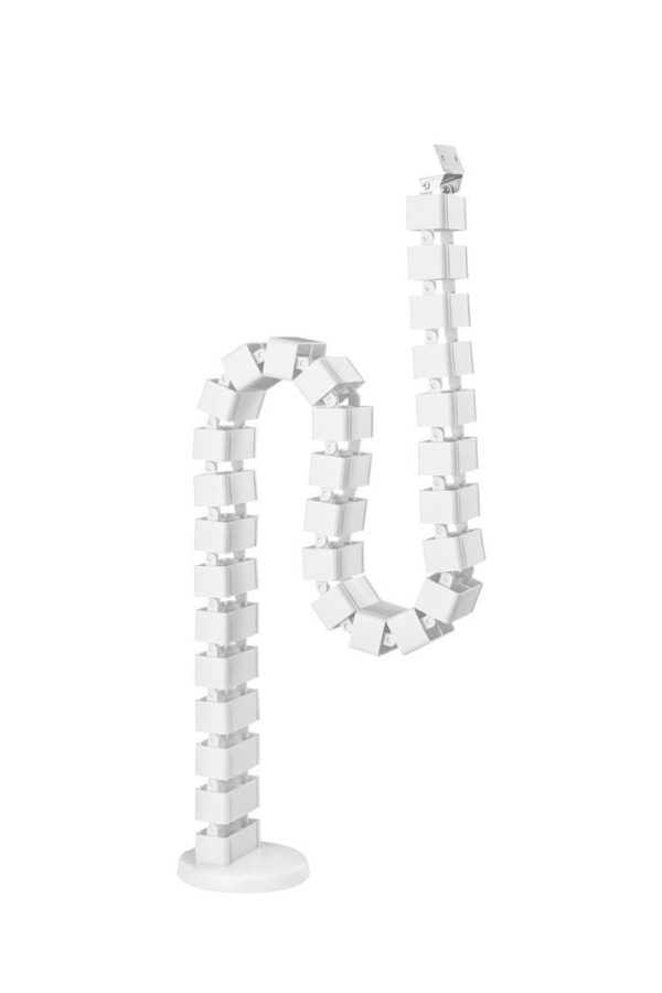 Argo Plus Electric Double Desk H Frame - WHITE Round Legs Argo Plus Electric Double Desk H Frame - WHITE Round Legs