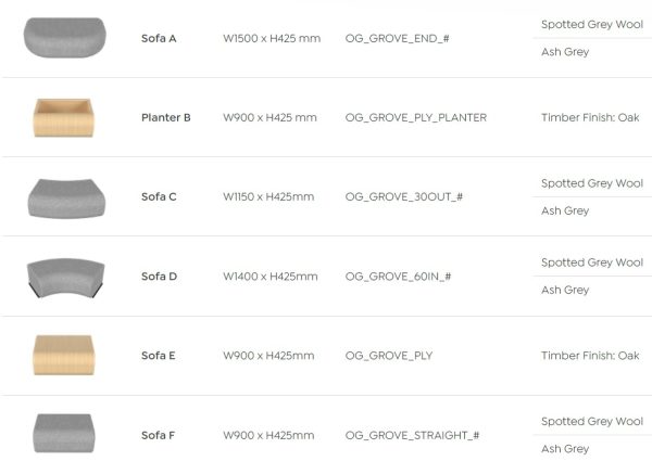 Grove Sofa G - Curve In 90 Grove Sofa G - Curve In 90