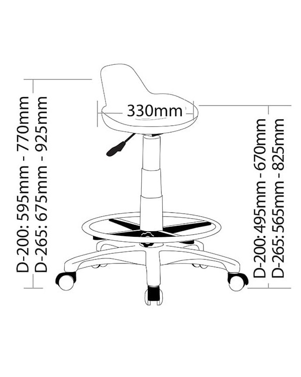 State 1 Drafting Stool - 2 Options State 1 Drafting Stool - 2 Options