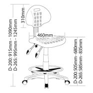 State 7 Drafting Stool 