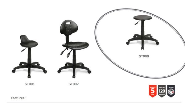 State 1 Drafting Stool - 2 Options State 1 Drafting Stool - 2 Options