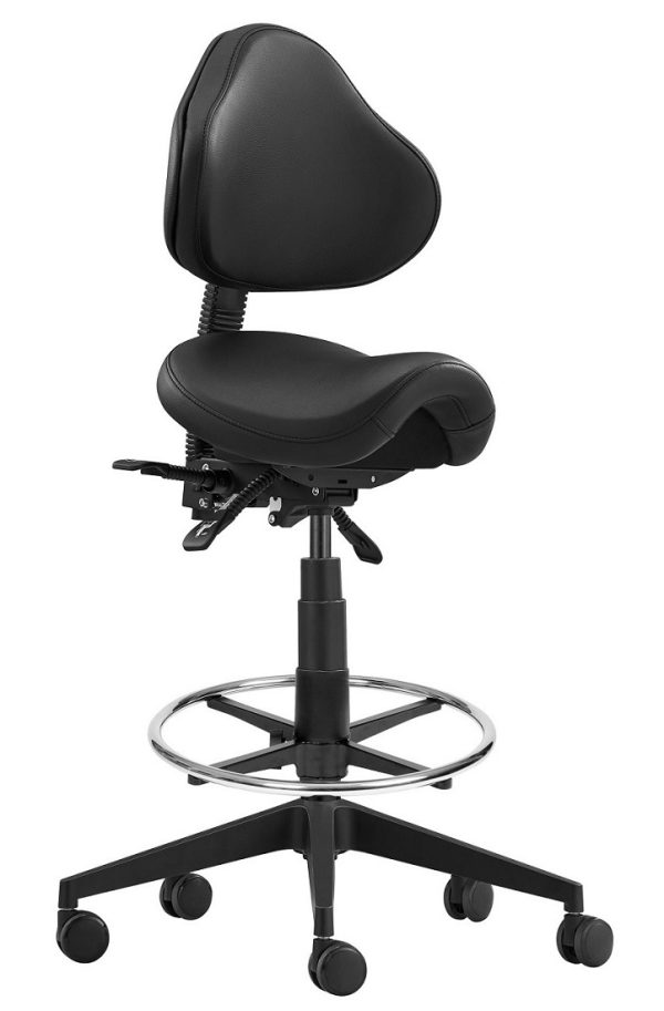 Stage Saddle Seat Drafting Stool