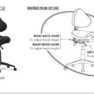 Stage Saddle Seat Industrial Stool