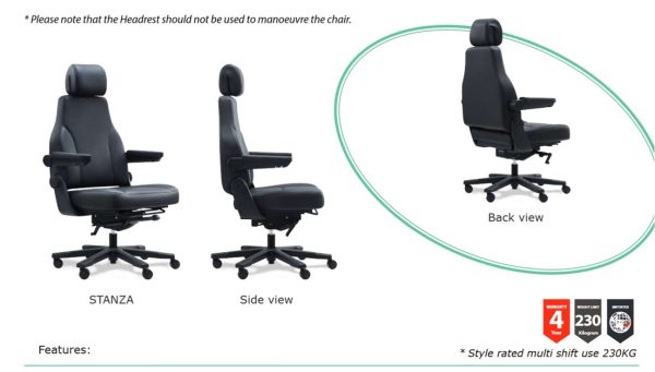 Stanza Heavy Duty Leather Chair Stanza Heavy Duty Leather Chair