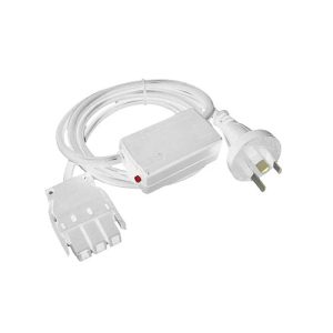 Starter Lead 20 Amp with 3 Pin Standard GPO Plug - 3 Sizes