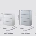 Steelco Premium Lateral Filing Cabinet 3 Drawer