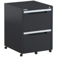 Steelco Classic Metal Mobile Pedestal 2 Filing Drawers