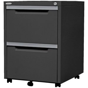 Steelco Classic Metal Mobile Pedestal 2 Filing Drawers