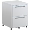 Steelco Classic Metal Mobile Pedestal 2 Filing Drawers