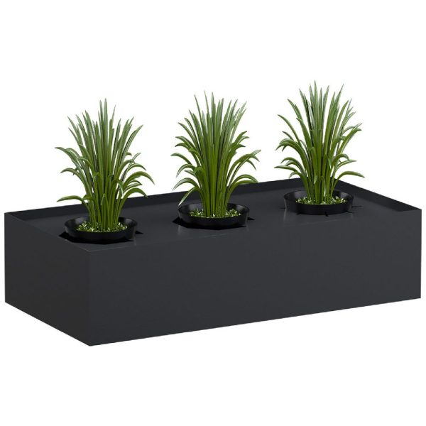 Steelco Tambour Planter box - 900W