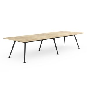Team Black Boardroom Table 3000x1500 - Many Sizes