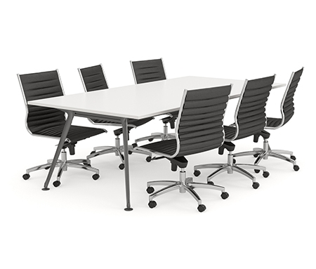 Team Black Boardroom Table 4800x1200 - Many Sizes Team Black Boardroom Table 4800x1200 - Many Sizes