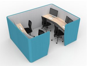 Motion Team Booth 4 Person Set Up