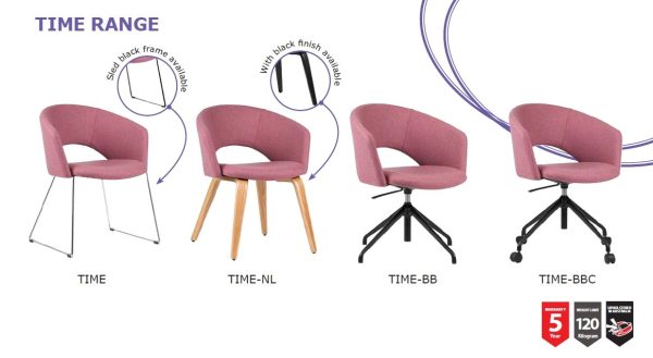 Timex Breakout Tub Chair - Sled frame