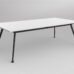 Team Black Boardroom Table 2400x1200 - Many Sizes