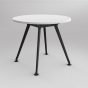 Team Black Round Meeting Table 900 - Many Sizes