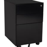 Steelco Trimline Metal Mobile Pedestal With Digital Lock - 3 Colours