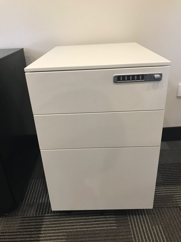 Steelco Trimline Metal Mobile Pedestal With Digital Lock - 3 Colours Steelco Trimline Metal Mobile Pedestal With Digital Lock - 3 Colours