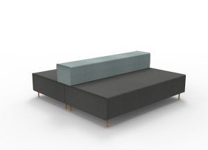 Flexi Triple Seater Back 2 Back Lounge - Check Stock*