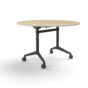 Uni Flip Round Mobile Meeting Table 1200