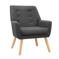 Armax 4 Tub Chair - Charcoal