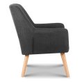 Armax 4 Tub Chair - Charcoal