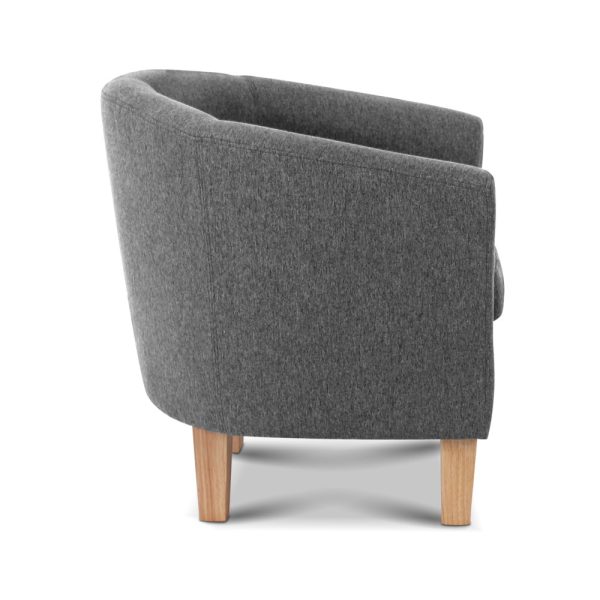 Abby Tub Chair - Grey Abby Tub Chair - Grey