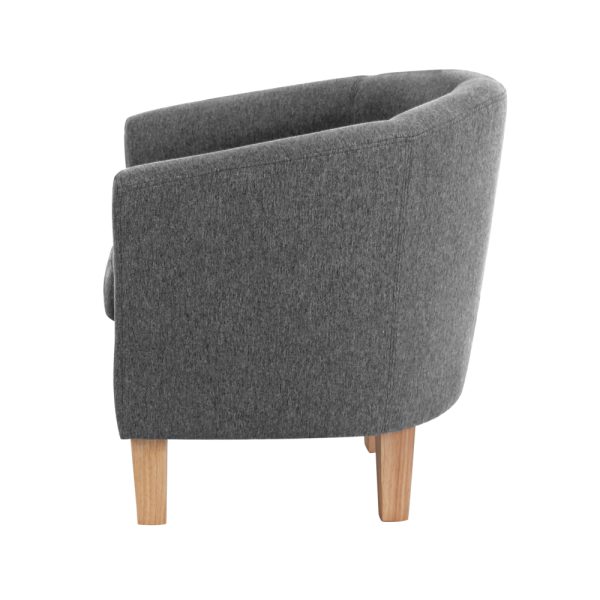 Abby Tub Chair - Grey Abby Tub Chair - Grey