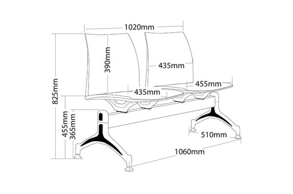 Vinn Beam 4 Seating Vinn Beam 4 Seating