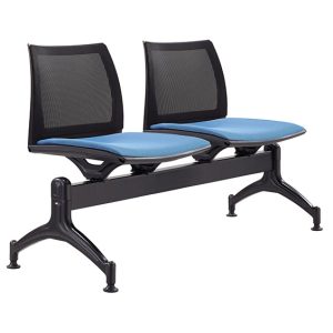 Vinn Mesh Back Beam 4 Seating - Upholstered