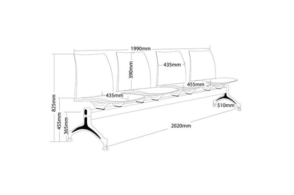 Vinn Beam 4 Seating Vinn Beam 4 Seating
